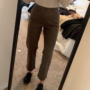 Olive loft pants worn once